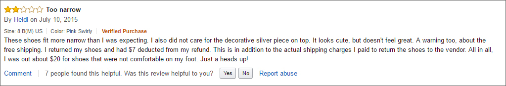 bad helpful review