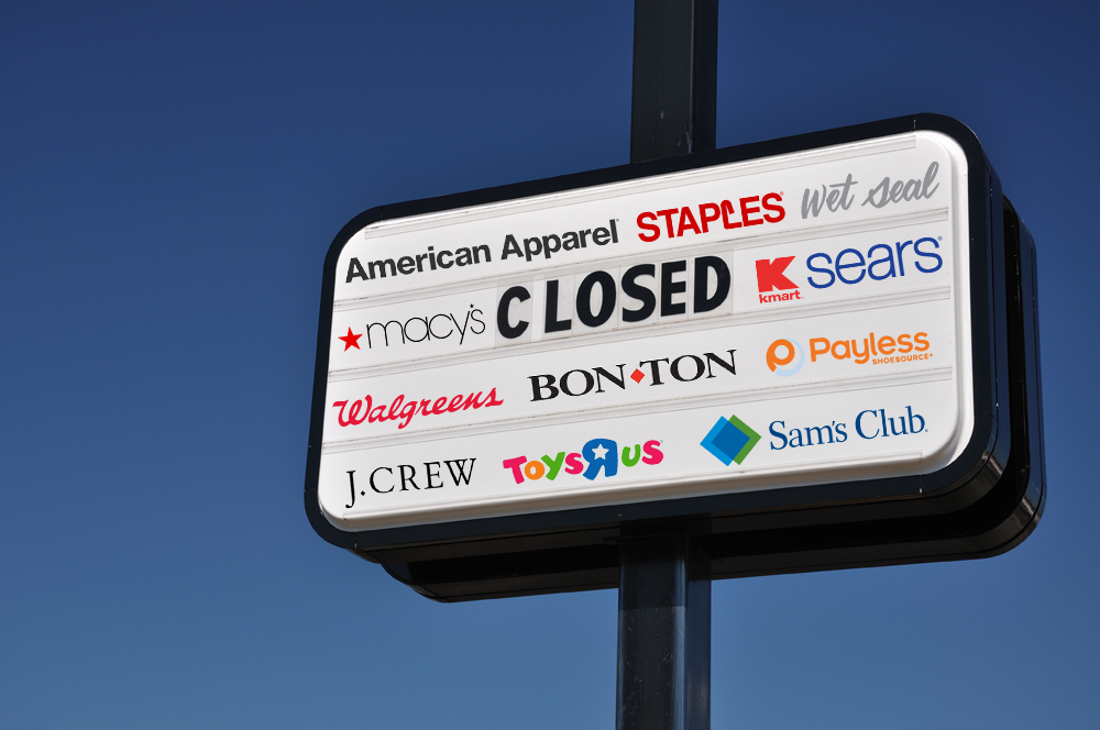 Retail Closures Timeline